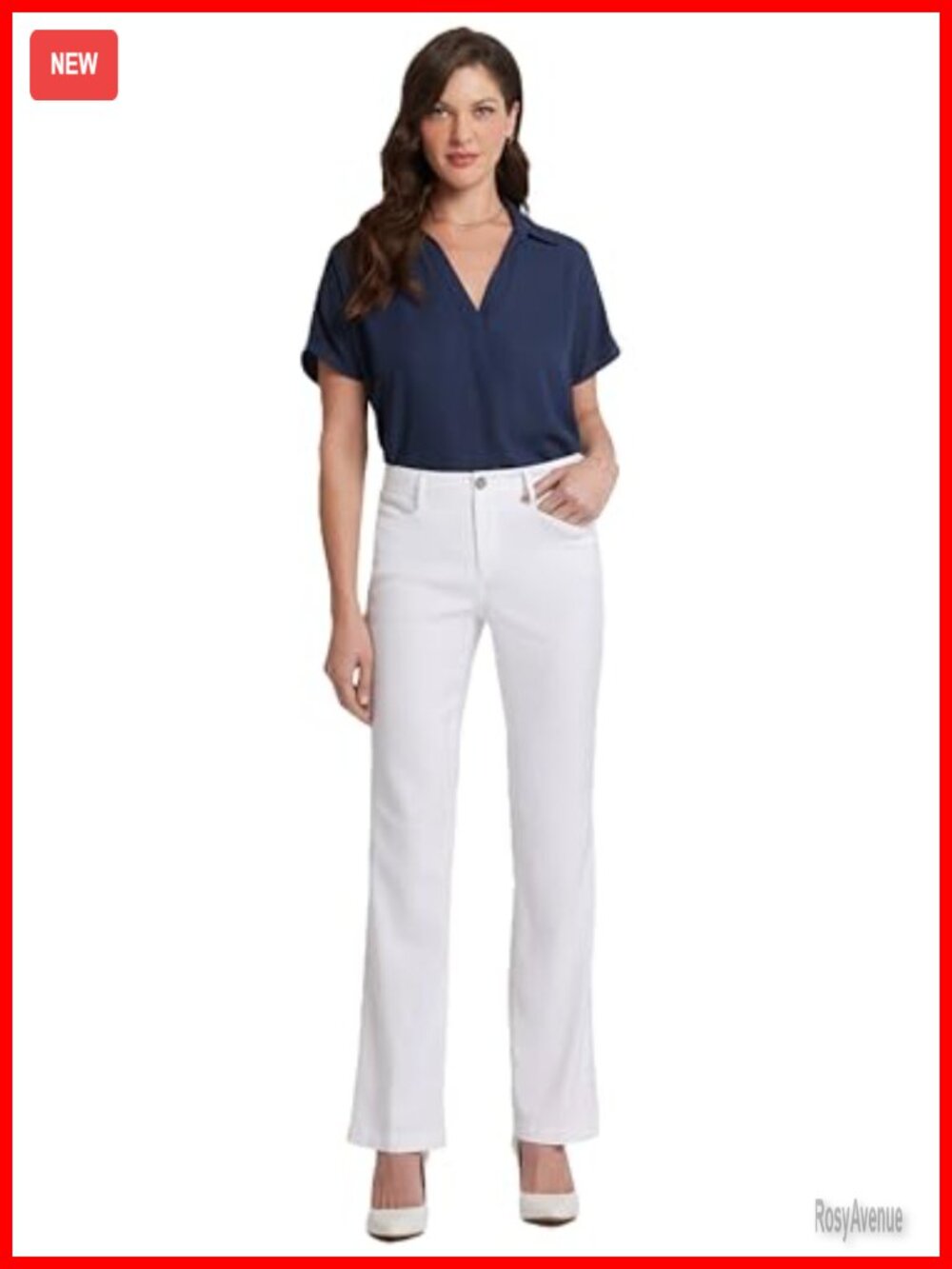 NYDJ The Trouser Pant Five-Pocket Zip-Fly Lift Tuck Technology